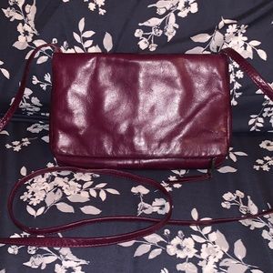 HOBO Purple Leather Crossbody Bag